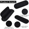 GORGECRAFT Detachable Shoulder Strap Pad Black Cotton Universal Replacement Cushion
