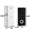 Smart Biometric Cabinet Lock, Keyless File Drawer Wardrobe Lock, Child