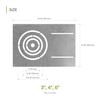 ASD 13 Inch New Construction Mounting Plate with Asymmetric Round