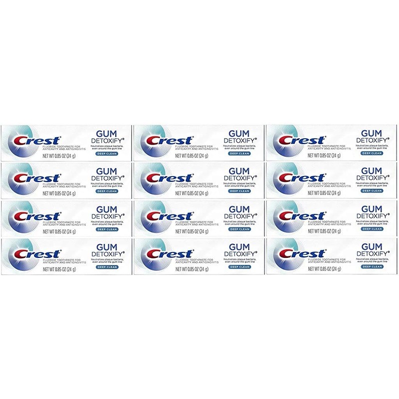 Crest Gum Detoxify Toothpaste, Deep Clean, Travel Size, 0.85 oz