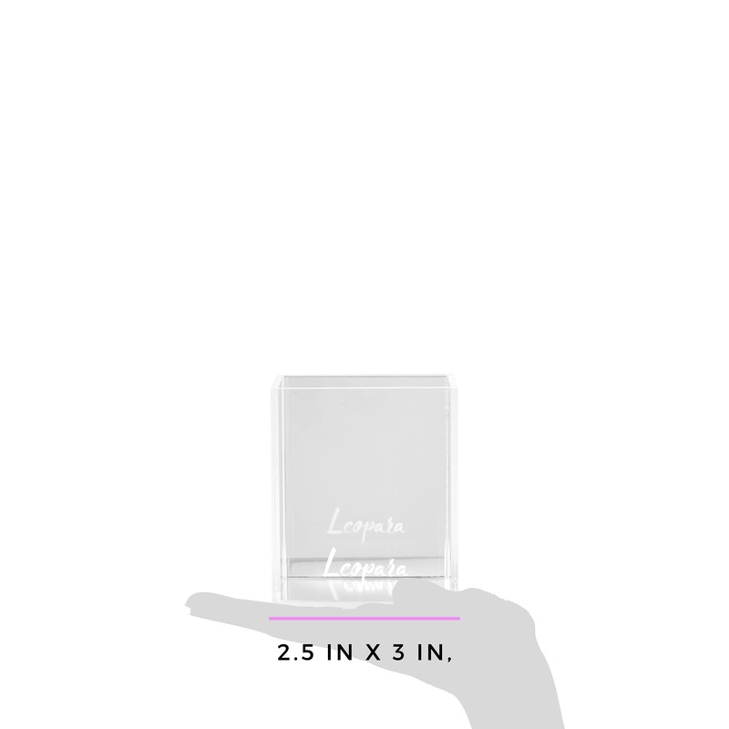 Leopara STUDIO Travel Makeup Bag with Mirror-Mountable Brush Cup |