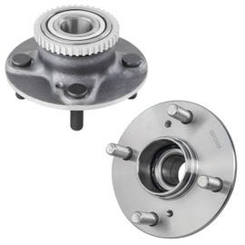 Detroit Axle - Rear 2pc Wheel Bearing Hubs for 2002-2007 Suzuki Aerio, 1995-2002 Suzuki Esteem, 2 Complete Wheel Bearing and Hubs Assembly 1996 1997 1998 1999 2000 2001 2003 2004 2005 2006 Replacement