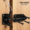 KINJOUZ Heavy Duty Gate Latch for Wooden Fence with Cable