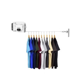 160mm White Foldable Drying Rack Space-Saving Wall-Mounted Clothes Line Durably for Indoor & Outdoor Usecolor: White Color