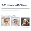 Waterpik HOS-960M Ultra-Flexible Replacement Metal Shower Hose, Extra Long for