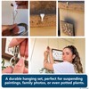 Picture Hanging Kit – Picture Rail Hooks with 12 of