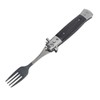 Folding Spring Fork Reusable Stainless Steel Automatic Foldable Spring Fork