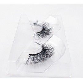 3D Mink Eyelashes Hand Made False Eye Lashes Criss Cross Makeup Natural Look