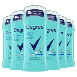 Degree Antitranspirante Desodorante Shower Clean Paquete Protección Contra Sudor Olor Horas Mujeres