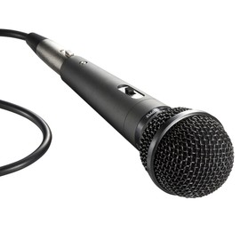 Sanwa Direct 400-SP045 Dynamic Microphone, Unidirectional with Switch, 4.5 m Cable
