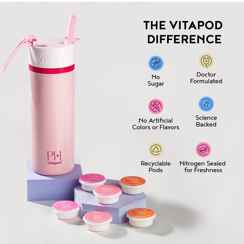 VITAPOD Paris Hilton x Vitapod Water Enhancer Starter Bundle –