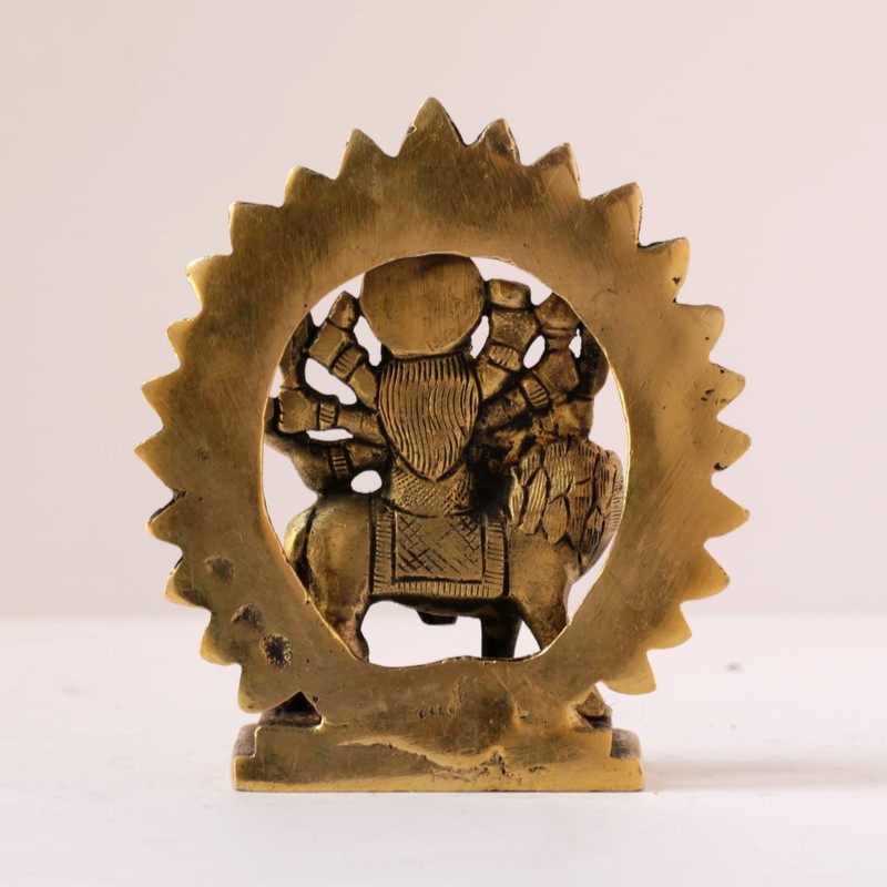 GURU JEE™ Maa Durga Estatua de latón Mata Rani Idol