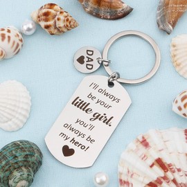 Father Day Gift for Dad Stocking Stuffers Christmas Birthday Thank You Thanksgiving Day Valentines Day Gifts for Father Keychain Present for Best Dad Daddy Ever Gifts from Daughter Son