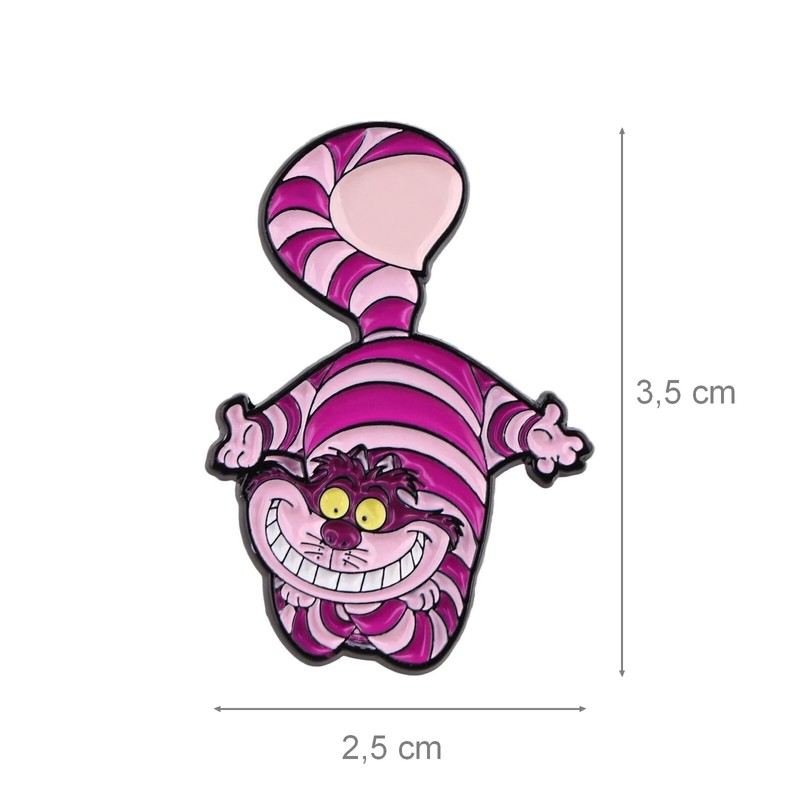 Distrigeek Cheshire Cat Alice Pin Badge Collection Metal Enamel Pin
