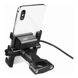 soporte celular moto,soporte para telefono,soporte celular,soporte celular motocicleta,porta celular para moto,porta celular moto Aluminio Porta Celular Soporte Moto Telefono, Puede Recargar