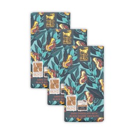 Theo & Philo Black Sesame 65% Dark Chocolate 3 Pack - Filipino Chocolate - Bean-to-Bar, Direct Sourced, Made at Origin, Single Origin, Woman Owned, BIPOC Owned, Award Winning - Vegan - Bundle