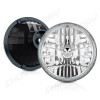 CHUSYYRAY 2x 7 Inch LED GLASS Headlight Round ORIGINAL CLASSIC
