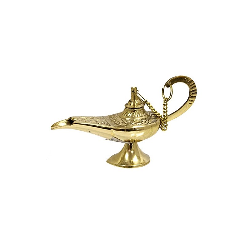 FIKIMOS Brass Aladdin Genie Lamps Incense Burners