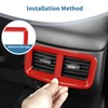 PDKLIN for Challenger Rear Air Vent Cover Trim Fit for