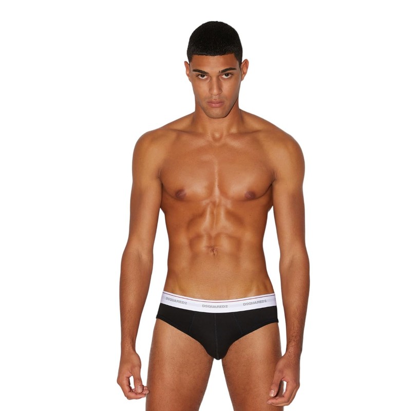 DSQUARED2 3 Men's Briefs Art DCX610040 001 Colour Black Choice