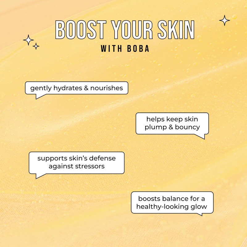 Avatara Mango Boba Nourishing Hydrogel Mask, 2-Piece Hydrating, 30 g,