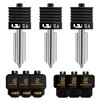 HIKUDIY 3PCS 0.4mm Hardened Steel Integrated Hotend Nozzle Compatible with