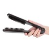 Professional Hairdressing Comb Double Brushes Wooden Anti static Hair Straightener