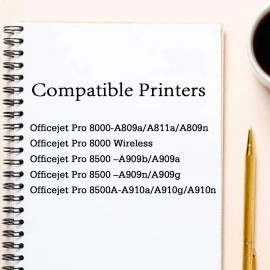 For HP 5PK 940XL Ink Cartridges Combo Pack Officejet Pro 8000 8500 8500A Plus 8500A