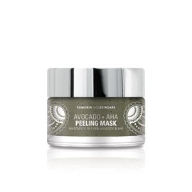 XAMANIA Peeling Mask Aguacate + AHA, Mascarilla Facial que Renueva, Ilumina, y Suaviza Piel en 5 Minutos, Exfoliante Facial Skin Care. 50 ml