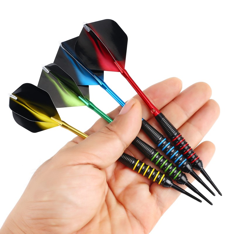 centaur 12 Pack Soft Tip Darts, Professional 18 Gram Plastic