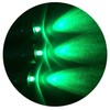 3 pack green LED micro effect light kit with flash