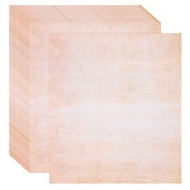 QUARKZMAN 25 Sheets Vintage Paper, Parchment Paper, Standard Printer Paper, Double-Sided Old Paper, 11 x 8 Inches, Light Yellow, for Scrapbooking, Gift Wrapping, Certificates
