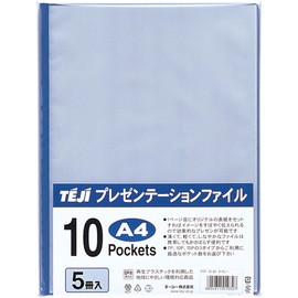 te-zi- Presentation File A4 with 5 Books , nvy