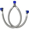 Quick Connect Faucet Water Supply Lines, 12 Inch, Widespread Bathroom