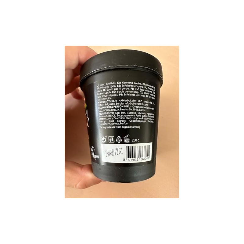 Körperpeeling, Erneuerer, Olivenöl & Papaya, 250 g