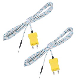 QUARKZMAN K Type Thermocouple Temperature Sensor x 2 Pieces Mini Connection Measuring Range 0-400°C for Thermocouple Sensor [2 Metres]