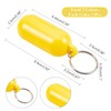 nbeads Pack of 4 Plastic Floating Keyrings, 3.5 Inch Long