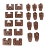 10 Sets Dresser Drawer Slides Plastic Drawer Slides and Guides
