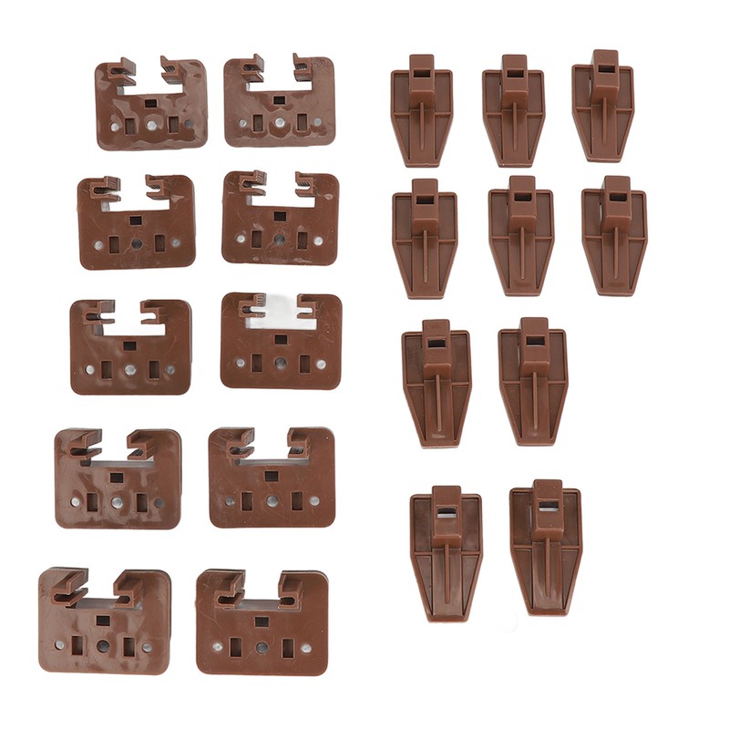 10 Sets Dresser Drawer Slides Plastic Drawer Slides and Guides