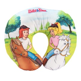 United Labels Bibi & Tina Travel Neck Pillow Comfortable Travel Pillow Neck Pillow Car Aeroplane