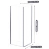 Kamehame Flower Vase Acrylic Clear Vase Tall Rectangle Vase Decorative