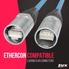 LyxPro 200 Feet Shielded CAT6 Ethercon Cable - Professional Audio
