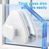 Double Sided Glass Cleaner Time Saving Versatile Triangle Shape Magnetic