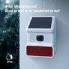 Hapippofa Solar Motion Sensor Alarm System Outdoor WiFi Driveway Detectors
