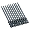 10 PCS T10 Magnetic Screwdriver Bits 1/4 Hex Shank Star