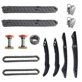 Timing Chain Kit for 2011-2015 Ford F-150, Mustang 5.0L V8 Coyote Engines - with Gears, Tensioner, Fits 302CID V8 Engine OE Standard Replacement Kit