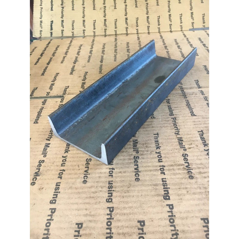 4" STEEL CHANNEL Bracing welding shop stock 10" Long