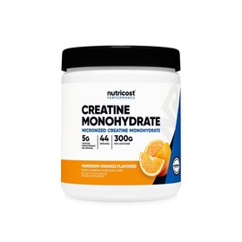 Nutricost Micronized Creatine Monohydrate Powder:_Mandarin Orange_500 GMS
