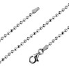 Avesano 101061-0 Women's Ball Chain Necklace 925 Silver (Width 2