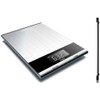 Ozeri Ultra Thin Professional Digital Kitchen Food Scale, in Elegant